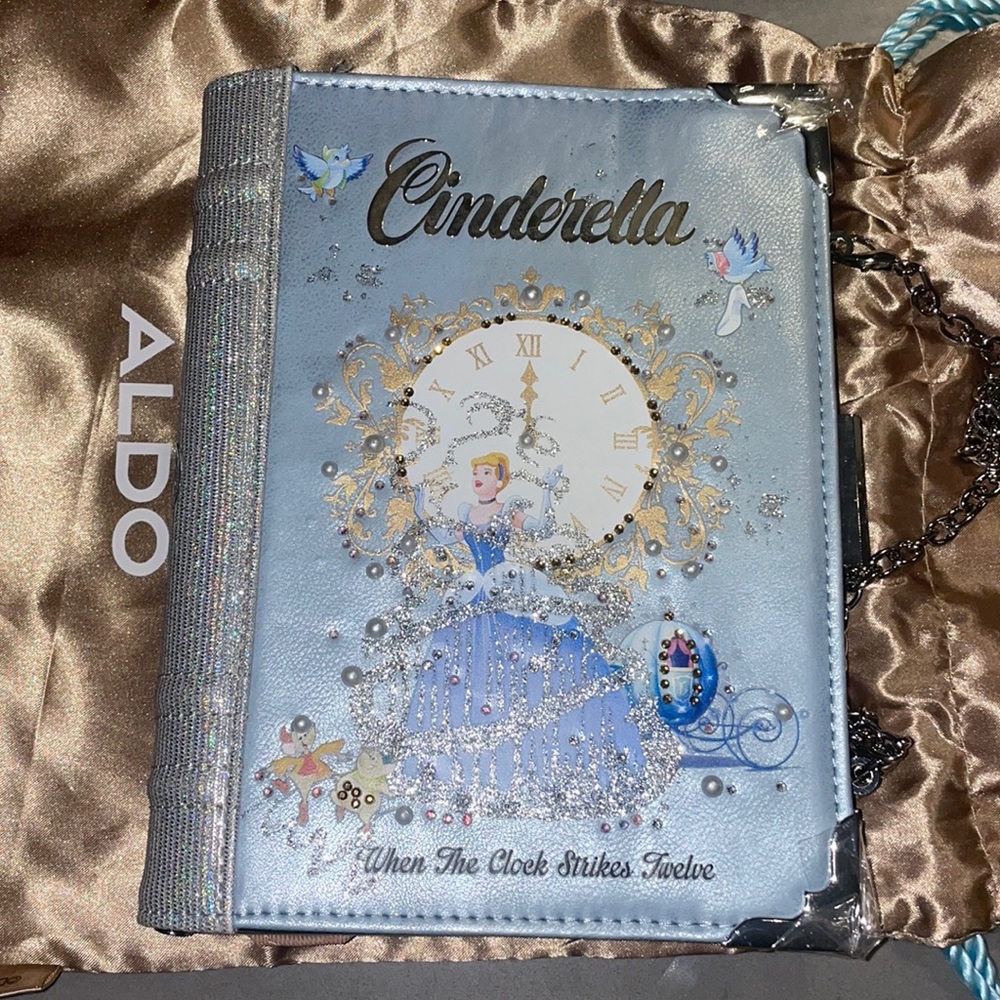 Aldo Cinderella storybook clutch/ crossbody bag